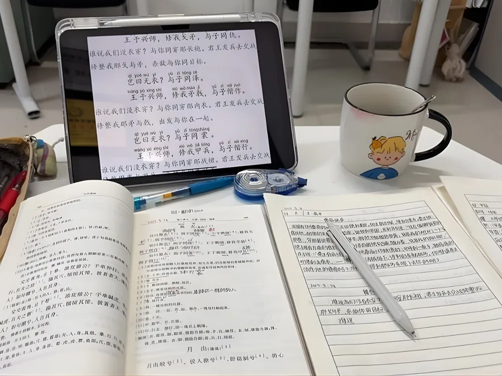 บรรยากาศในห้องเรียนที่ Hunan University of Science and Technology