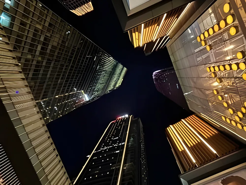 บรรยากาศตอนกลางคืนที่ประเทศจีน