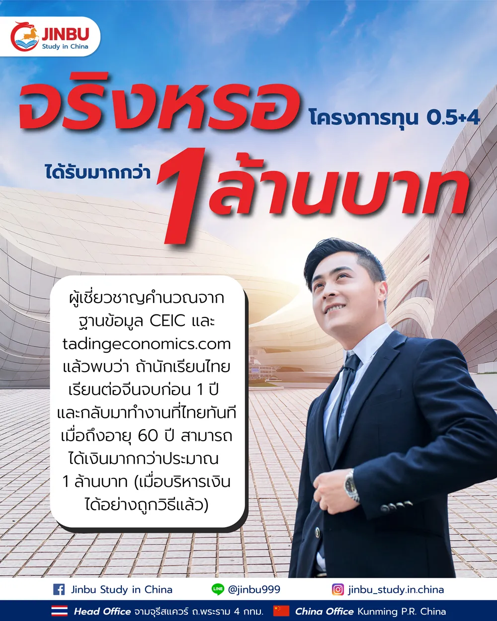 ทีม Jinbu ดูแลนักเรียน ตลอด โครงการ 0.5+4