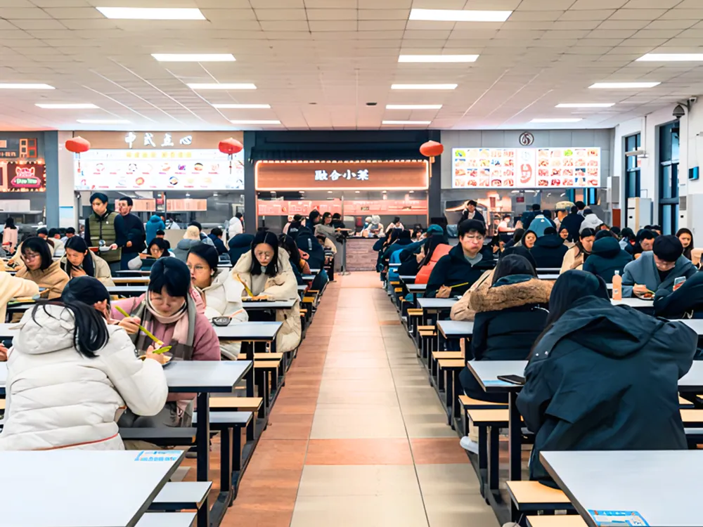โรงอาหารของ East China University of Political Science and Law