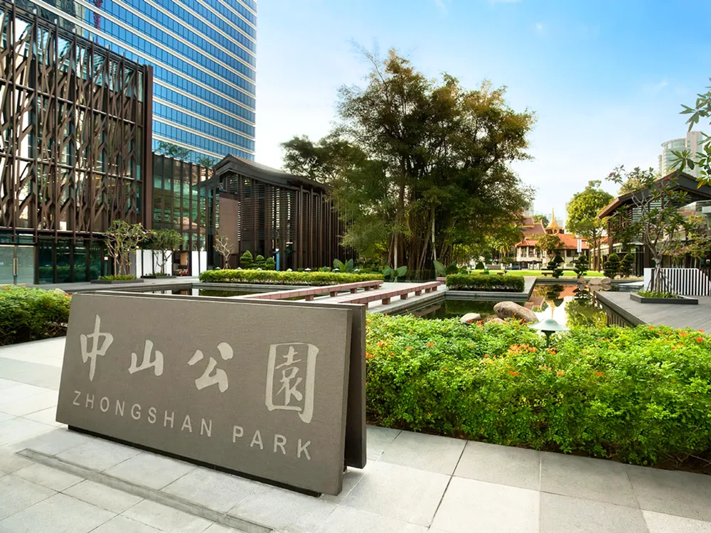 zhongshan park สวนสาธารณะที่อยู่ใกล้มหาวิทยาลัย