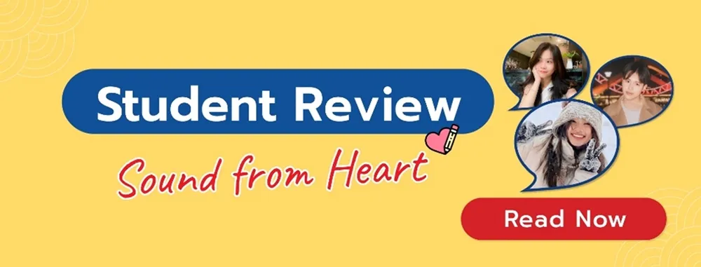 student review banner