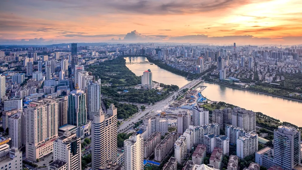 วิวเมืองหนานหนิง เมืองหลวงเขตปกครองตนเองกว่างซีจ้วง