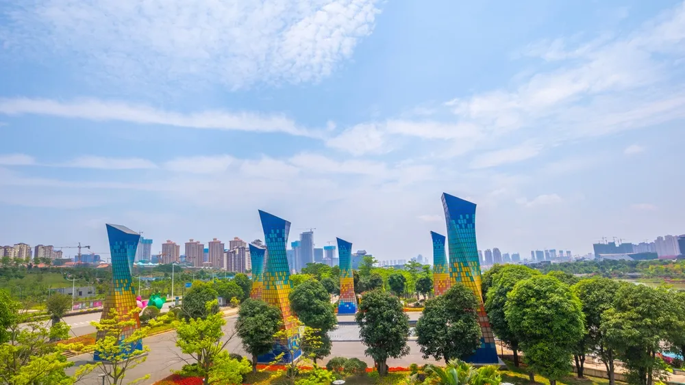 วิวเมืองหนานหนิง เมืองหลวงเขตปกครองตนเองกว่างซีจ้วง