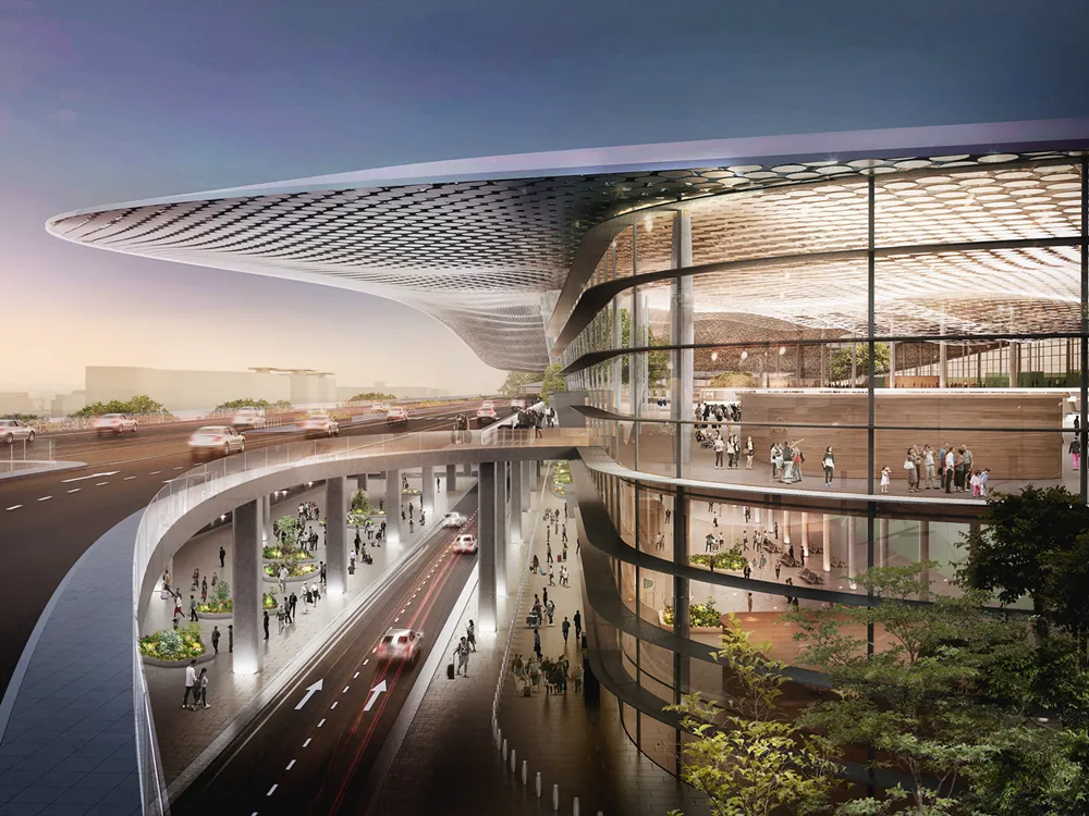 สถาปัตยกรรมสมัยใหม่ในเมืองจูจี้ ศูนย์กลางการคมนาคมและการพัฒนาเมือง